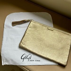 Gigi New York Gold All-in-One Clutch